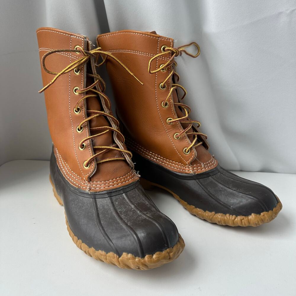 L.L. Bean Maine Hunting Shoe Duck Boots Made in USA Women’s 9M
